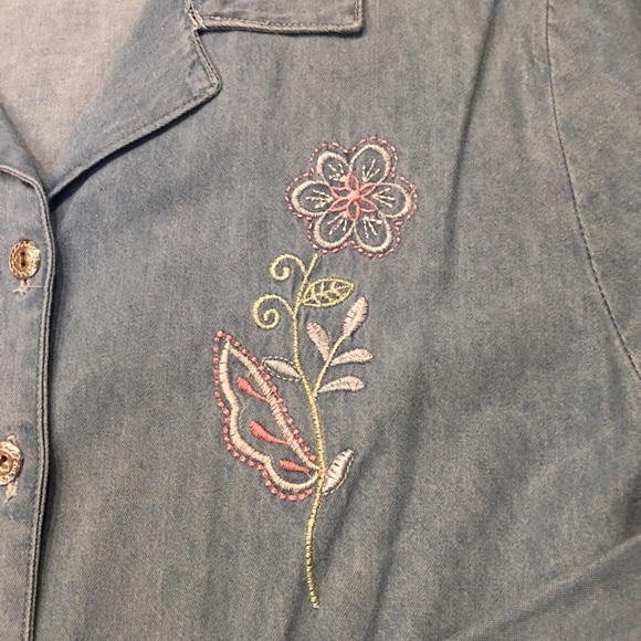 Ladies Denim blouse - Picture 3 of 5